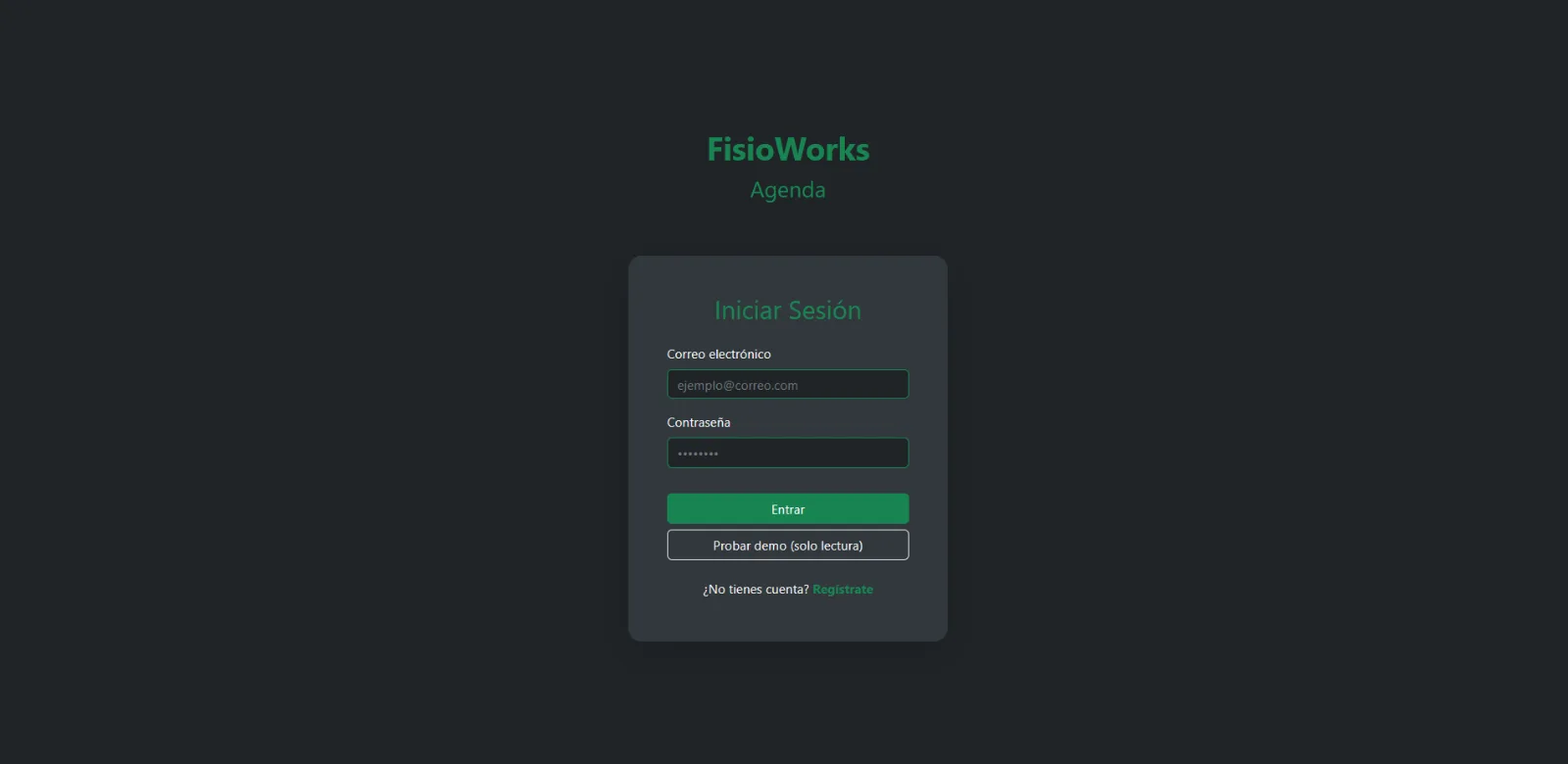 Captura 1 de FisioWorks - Front